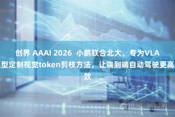 创界 AAAI 2026  小鹏联合北大，专为VLA模型定制视觉token剪枝方法，让端到端自动驾驶更高效